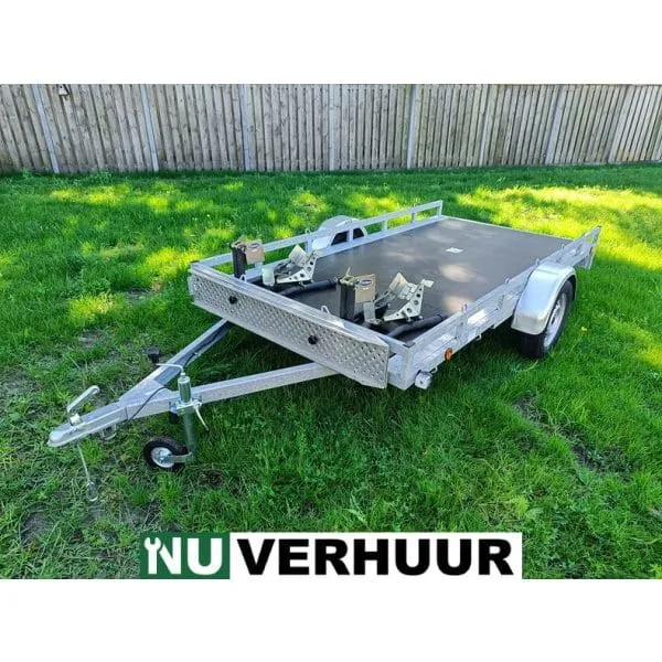 Motor of quat aanhanger rijplaten ophanging.