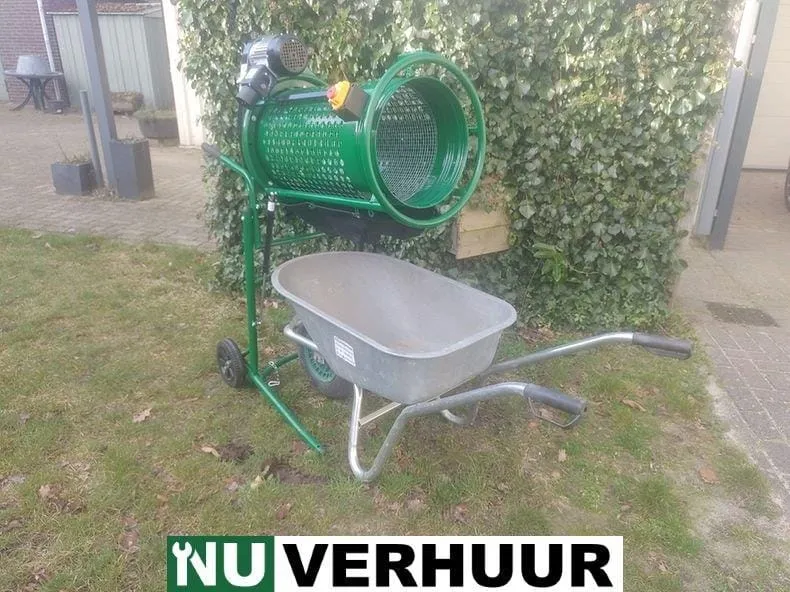 Grondzeef Rolzeef grondzeef met kruiwagen